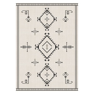 Tapis chenille antidérapant RUGS DEPOT LXDP-0824, multicolore, neutre, traditionnel, oriental, imprimé numériquement, lavable en machine, vente en gros - Product Image 1