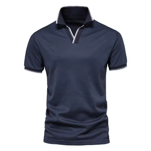 Polo pour hommes 2025/2026 – Collection été décontractée en tissu tricoté respirant avec logo, coupe classique – Idéal pour garçons - Product Image 1