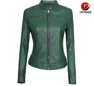 แจ็กเก็ตมอเตอร์ไซด์สำหรับผู้หญิงแจ็กเก็ตมอเตอร์ไซด์แบบลำลองเรียบมีสไตล์สำหรับ2025ตามสั่ง - Product Image 4