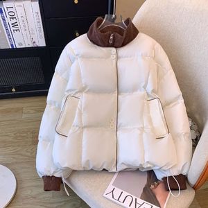 Chaqueta de Invierno Impermeable para Mujer, Estilo Urbano, Personalizada, Extra Grande, con Tejido 3D Acolchado, Tipo Burbuja, de Lona, Abrigada y de Secado Rápido - Product Image 2