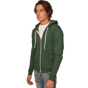 Bella + Canvas Fleece Zip Up เสื้อฮู้ด,ผ้าฝ้าย60% Ringspun,แจ็คเก็ตเสื้อฮู้ดซิปเต็มโพลีเอสเตอร์40% แฟชั่นขนแกะสวมหัวมีฮู้ด - Product Image 6