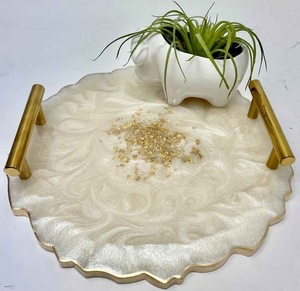 Resin <b>Decorative</b> Tray in Multiple Colors Rectangle Home <b>Decor</b> Resin Tray High Quality - Product Image 3