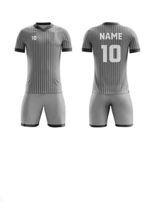 Kits de camisetas de fútbol de uniforme de fútbol de alta calidad 100% poliéster sublimación fábrica al por mayor ropa de fútbol camiseta de fútbol - Product Image 6