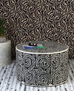 Mesa Auxiliar Moderna de Alta Calidad con Incrustaciones de Hueso para Dormitorio, Decoración del Hogar y Ideas Exclusivas para el Diseño de Muebles - Product Image 5