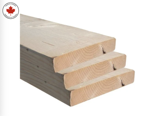 Madera de Construcción SPF - Forma Rectangular Sólida, Secada en Horno, Tratada Térmicamente, Origen Canadiense, Uso Estructural en Edificios, Proyecto Completo - Product Image 1