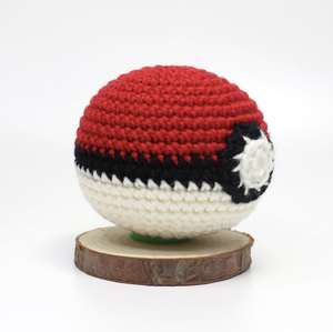 2024 Vente Chaude Rouge <span class=keywords><strong>Pokeball</strong></span> Amigurumi Crochet Jouet 100% À La Main Crochet Halloween <span class=keywords><strong>Pokeball</strong></span> - Product Image 3