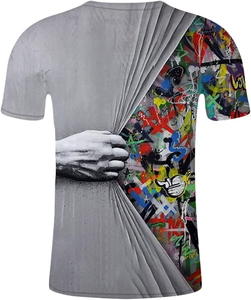 Top Designs Durable Ligero Pedido a granel Camiseta Impresión digital de gran tamaño Transferencia de calor para sublimación Ringer camisetas - Product Image 3