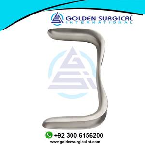 Sims Speculum de doble extremo grande, longitud efectiva 85mm X 35mm de ancho y 90mm X 40mm de ancho, longitud total 185mm - Product Image 2