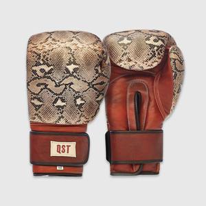 Meilleure vente Gant d'entraînement de boxe Gants de combat de boxe rembourrés en mousse cuir de vachette doré Gants de boxe de poinçonnage personnalisés - Product Image 6