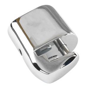 ABA Heavy-Duty Zinc Alloy & Steel Tubular Key Bike Lock with Chrome Finish 2 Keys-Universal <b>Bicycle</b> Defense - Product Image 2