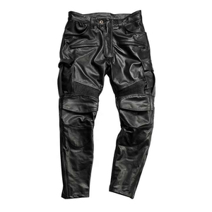 Vente en gros de pantalons de moto en cuir de protection pantalons d'équitation de motard durables pantalons de moto en cuir durables - Product Image 1