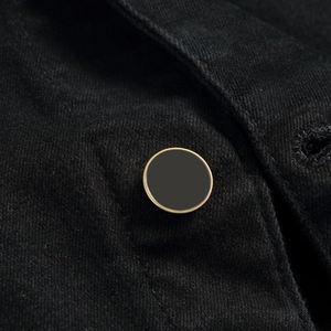 Chaleco de tela vaquera de diseño único para hombre, chaleco de tela vaquera sin mangas de algodón 100% clásico transpirable de Color sólido para hombre - Product Image 4