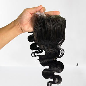 Extensiones de pelo con encaje suizo, accesorio capilar ondulado de Color Natural, estilo vietnamita - Product Image 1