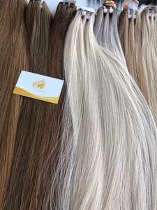 ผมแท้รัสเซียคุณภาพสูง อายุ 1-3 ปี แบบเย็บสองชั้นด้วยเครื่องจักร ไม่ผ่านการแปรรูป ย้อมสีและฟอกสีได้ - Product Image 4