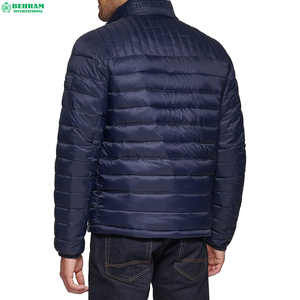 Veste matelassée en coton Behram International à faible MOQ pour homme – Coupe-vent, respirante, style décontracté et urbain pour l'hiver en extérieur - Product Image 5