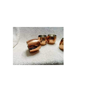 Anillo de cobre de lujo para servilletas, soporte de anillo para servilletas de boda, Navidad, nuevo diseño, pieza de diseño - Product Image 5