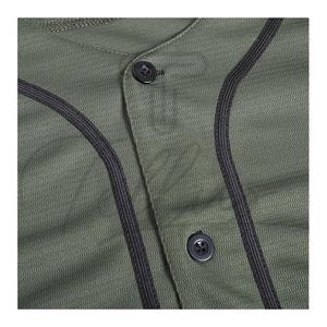 Camiseta de Béisbol Estampada de Manga Corta para Hombre al Por Mayor al Mejor Precio - Nombre y Número del Equipo Personalizados 100% Poliéster - Product Image 1