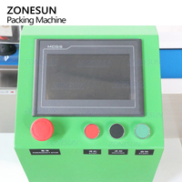 ZONESUN ZS-ZB350X – Machine d'emballage de flux d'oreiller Horizontal, Servo-moteur automatique, pour savon et bonbons
