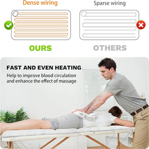 Chuyên Nghiệp Spa Massage Bảng Ấm Hơn Massage Giường Ấm Hơn Sưởi Ấm Chăn Với 8 Hẹn Giờ & 6 Nhiệt Cài Đặt - Product Image 2