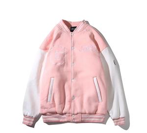 Veste universitaire imprimée en 3D, vente en gros de vestes coupe-vent avec logo personnalisé, fabricant de vestes Letterman pour femmes - Product Image 6