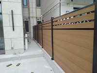 Plancher en composite bois-plastique (WPC) imperméable, ignifuge, antidérapant et écologique pour terrasse, entrepôt, jardin et patio