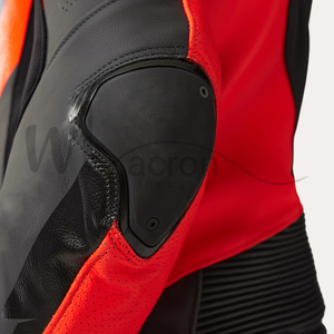ชุดมอเตอร์ไซด์หนังแท้สำหรับผู้ชายชุดเสื้อแจ็กเก็ตหนังและกางเกง - Product Image 6