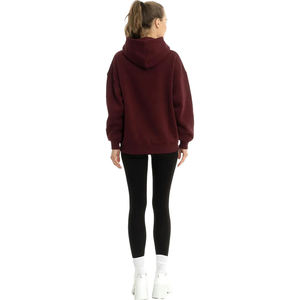 เสื้อสเวตเตอร์ครอปมีฮู้ดผ้าโพลีเอสเตอร์100% สำหรับฤดูหนาวปักโลโก้แนวแฟชั่นที่ยั่งยืน - Product Image 5