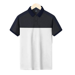 Elegante manga corta para hombres para Polos 100% algodón Jersey bordado personalizado ropa de negocios antiarrugas OEM disponible - Product Image 4
