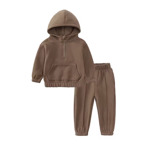 Chándales de algodón ligero para adultos, sudaderas con capucha de felpa francesa, conjunto de pantalón - Product Image 4