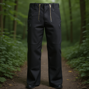 Klaus <b>Work</b> Trousers Size 50 <b>Black</b> FHB Workwear - Product Image 3