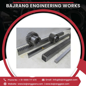 Engrenages à crémaillère de qualité supérieure en acier standard de Bajrang Engineering Works, sans entretien et à longue durée de vie, pour le transport de matériaux - Product Image 6