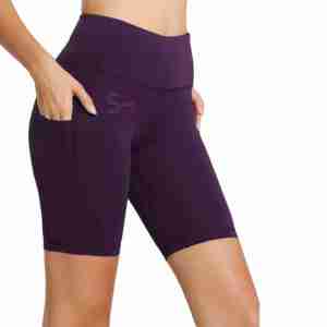 Shorts Deportivos de Alta Calidad para Mujer, Cintura Media, Efecto Push-Up, Secado Rápido, Transpirables, 100% Algodón, Forro Polar, Resistentes al Viento - Product Image 2