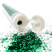 5 pièces de paillettes biodégradables PLA 3g 1/64, 5 couleurs mélangées de Noël, en vrac pour activités créatives