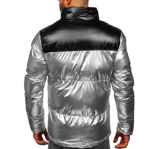 Chaquetas Acolchadas para Hombre 2026, Diseño Personalizado, Chaqueta Acolchada de Alta Calidad, Chaqueta Acolchada Plateada Extra Grande Hecha de Poliéster para Hombre - Product Image 4