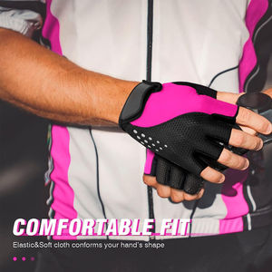 Gants de cyclisme demi-doigt d'été de haute qualité respirant coupe-vent pour l'entraînement d'haltérophilie de compétition-Vente en gros - Product Image 6