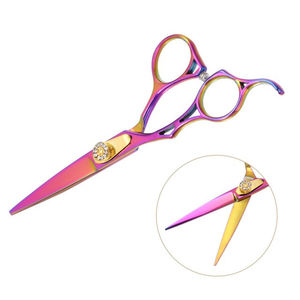 กรรไกรตัดผมหลากสีทำจากสเตนเลสสตีลจากเยอรมันอุปกรณ์ดูแลชีวิต - Product Image 3