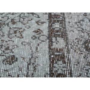 Alfombras de Lana Anudadas a Mano en Gris y Negro Vintage para el Hogar, con Diseño de Medallón Rectangular y Patrones Abstractos para Sala de Estar, Pasillo, para Adolescentes - Product Image 3