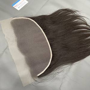 Peluca con malla frontal de cabello humano Virgen Remy 100% Pelucas con malla frontal de cabello humano real Extensiones de cabello humano frontal de encaje HD - Product Image 3