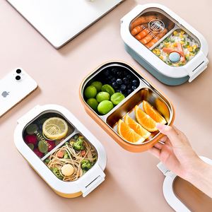 Hộp Cơm Trưa Trẻ Em Bento Cách Nhiệt Bằng Thép Không Gỉ Phong Cách Hàn Quốc In Theo Yêu Cầu Mới Nhất Thân Thiện Với Môi Trường Dễ Thương - Product Image 3