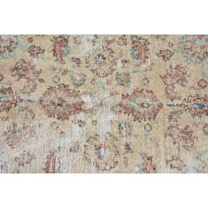 พรมสไตล์ตุรกีโบราณ6.9ft เบจแดง X 3.7สำหรับติดทางเดินห้องนอนยางสำหรับห้องนั่งเล่น - Product Image 5