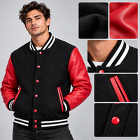 Veste d'hiver élégante pour homme, style varsity, avec logo classique sur le devant, doublure douce, coupe confortable, parfaite pour un usage décontracté