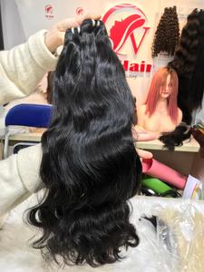 ผมต่อบริสุทธิ์ของผู้หญิงแบบชาวกัมพูชาและเวียดนามผมบริสุทธิ์แบบ100% หรูหรา - Product Image 4