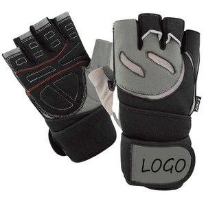 Gants de fitness en cuir demi-doigts antidérapants et respirants pour hommes et femmes pour la musculation, les haltères, le sport, la salle de sport, l'entraînement - Product Image 2