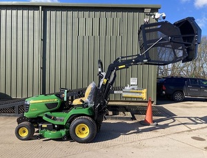 Mini-tracteur tondeuse autoportée diesel 2026 vert-jaune DIY avec bac de ramassage arrière de 200 L pour jardin, ferme et sentiers - Product Image 6