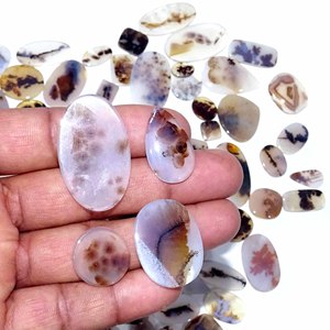 Natural Shazar Dendritic Agate Loose Gemstone Wholesale Natural Shazar Dendritic Agate Cabochon Gemstone for Jewellery Making - Product Image 2