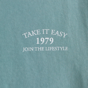 T-shirt T-shirt ample unisexe en coton lavé, ample, mince et personnalisé, pour hommes - Product Image 3