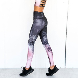 Camouflage impression soutien-gorge de sport Gym Fitness ensembles taille haute Leggings ensembles pour femmes respirant mode sans couture Yoga ensemble - Product Image 3