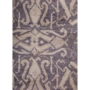 Alfombras de Bambú y Seda Tejidas a Mano con Patrón Geométrico Rosa y Morado Someplace Time AKBS-1160(FR) para Sala de Estar, Alfombras Jaipur US - Product Image 3