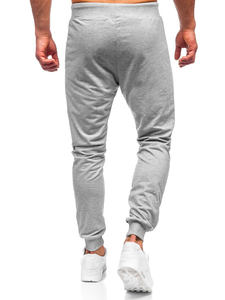 Joggers de lana gruesa de invierno para hombre, pantalones de chándal de algodón de cintura alta, pantalones casuales holgados - Product Image 3
