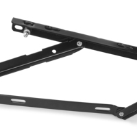 Mecanismo Elevador Emuca para Camas con Somier, Apertura Frontal, 135 cm, Acero, Pintura Negra, Modelo Español 7090214